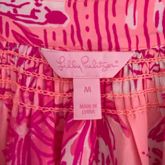 Lilly Pulitzer silk blouse in ‘Rule Breakers’ design - Picture 3 of 5